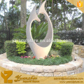 modern garden pink marble abstract statue ABS-358